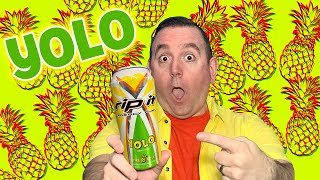 Rip It Yolo Energy Drink Review Pineapple Energy Drink by Rip It [upl. by Ahseket85]