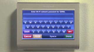 Connect the Honeywell WiFi smart thermostat to your WiFi network with the help of this video [upl. by Snehpets136]