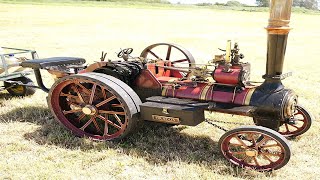 Miniature Steam Powered Burrell Traction Engine in Ashburton [upl. by Trudi]