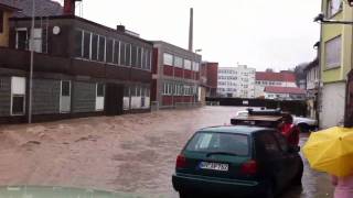 Backnang hochwasser gartenstr [upl. by Armbruster]