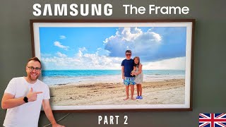 Samsung The Frame 2023 TV Part 2  Huson DIY  43 Inch TV Install samsung theframe [upl. by Brookhouse]