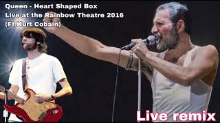 Queen  Heart shaped boxLive at the Rainbow Theatre 2016 FtKurt Cobain [upl. by Dlanod]