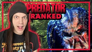 Every PREDATOR Movie RANKED  Tier List [upl. by Jared494]