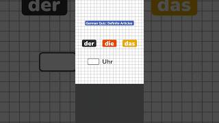 DeutschQuiz Bestimmte Artikel ichlernedeutsch [upl. by Moazami]