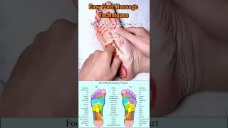 Easy Foot Massage Techniques footmassage reflexology fatiguerelief sleepimprovement [upl. by Theona]