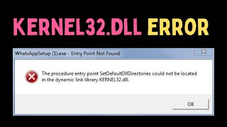 How To Fix Kernel32dll Errors On Windows 11 [upl. by Annaiviv]