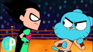 Gumball Vs Robin Cartoon Rap Battles Teen Titans Go [upl. by Saba]