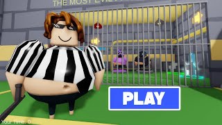 FOOTBALL BARRYS PRISON RUN OBBY ROBLOX roblox obby [upl. by Jehiel]