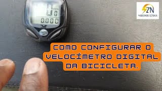 Como Configurar o Velocímetro Digital da Bike [upl. by Hulbig811]