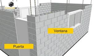 ¿Cómo construir súper fácil con Bloques de Hormigón [upl. by Kempe660]