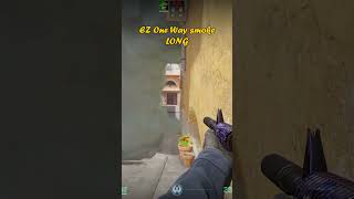 EZ ONE WAY SMOKE LONG cs2 counterstrike2 counterstrike nades inferno oneway [upl. by Katee]