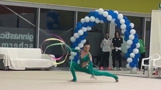 Isabelle Tavano ITA NEW Ribbon– Swirl amp Twirl Tournament [upl. by Annocahs]