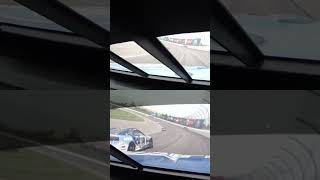 This ChastainLarson battle is unreal nascar kansasspeedway [upl. by Agnella]