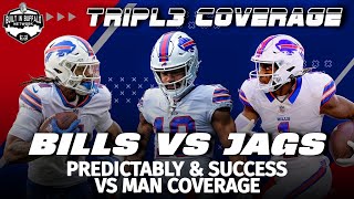 Bills vs Jags Predictability amp Success vs Man Coverage [upl. by Rafaello890]