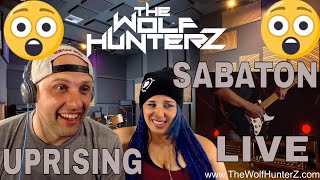 SABATON  Uprising OFFICIAL LIVE The Wolf HunterZ Reactions [upl. by Hullda]