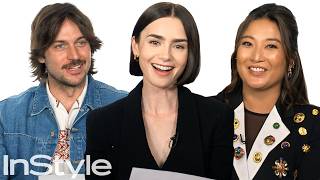 Emily in Paris Cast Answers Fan Mail  InStyle [upl. by Neelrihs752]