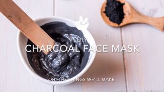 DIY charcoal face mask [upl. by Lhadnek]