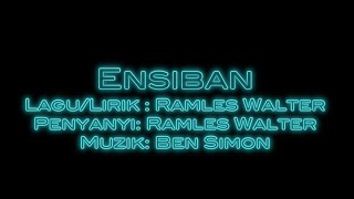 Karaoke Ensiban  Ramles Walter HD 1080p [upl. by Roxana]