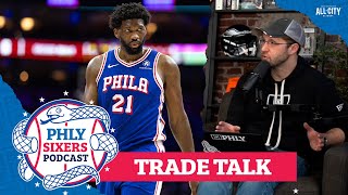 How will Joel Embiids injury impact the trade deadline  PHLY Sixers [upl. by Nede]