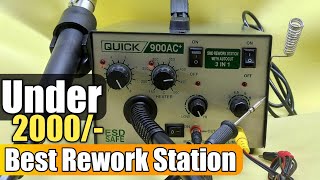 Best SMD Rework StationUnder 2000 Quick 900Ac 3 in 1 [upl. by Server]