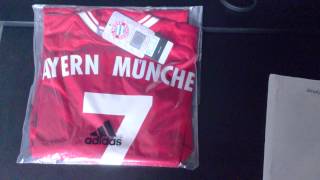 FC Bayern jersey unboxing  home 201314  Wembley Final [upl. by Asilej613]