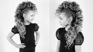 Curly Mohawk with Braids [upl. by Hovey]