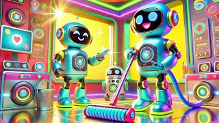 Robot Song For Kids  Nursery Rhymes amp Kids Songs  Kindergarten [upl. by Bunow110]