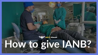 Inferior Alveolar Nerve Block  Live Demonstration IANB [upl. by Amr]