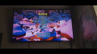 The Smurfs A Christmas Carol 2011 UK DVD Menu Walkthrough [upl. by Anauqat]