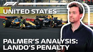 Why Did Lando Norris Receive A Penalty In Austin  Jolyon Palmer’s F1 TV Analysis  Workday [upl. by Zimmer789]