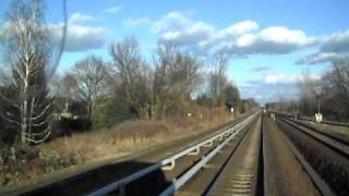 Führerstandsmitfahrt SBahn Berlin Mahlsdorf  Neuenhagen [upl. by Enelam]