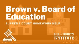 Brown v Board of Education  BRIs Homework Help Series [upl. by Irene]