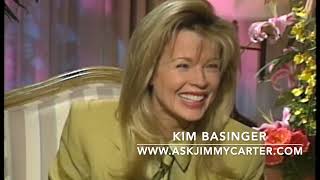 Kim Basinger The Getaway talks with Jimmy Carter about lifeYoull love it [upl. by Xirdnek223]