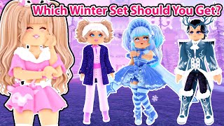 Which Winter Christmas Set Should You Get Royale High Glitterfrost Update Part 1 [upl. by Va]