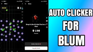 Blum All Crypto Drop Game Tickets Use Auto Clicker [upl. by Linda]