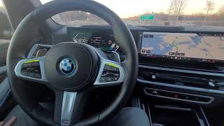 2024 BMW X5 50e PHEV Assist Plus Autopilot Handsfree Test with Auto Lane Change [upl. by Deys]