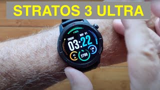 ZEBLAZE Stratos 3 ULTRA 5ATM 143” GPS Compass Altimeter HealthFitness SmartwatchUnbox amp 1st Look [upl. by Buschi]