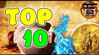 TOP 10 estos son los MEJORES TESOROS ENCONTRADOS DETECTANDO [upl. by Ray236]