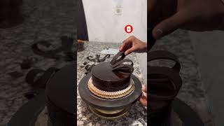 Garnishing chocolate cakeshortvideo cake shortviral viral shorts ytshorts trending [upl. by Latia437]