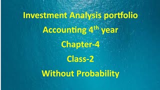 Investment analysis amp portfolio Management  chapter4 [upl. by Hurwit]