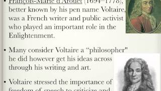 Voltaire Enlightenment Freedom of Speech [upl. by Nnaacissej]