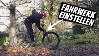 MTB FEDERUNG RICHTIG einstellen  Mountainbike Federgabel amp Dämpfer BASIC SETUP Tipps  Jordan Hugo [upl. by Aitnohs136]