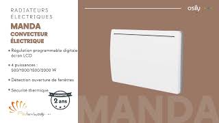 MANDA  Convecteur électrique [upl. by Dichy]