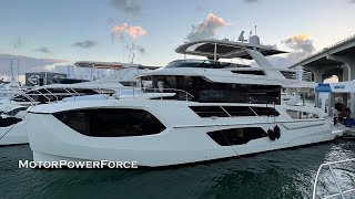 26M Yacht Tour  2023 Absolute Navetta 64 [upl. by Einahc]