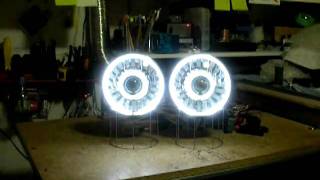 7quot Round universal 55 Watt HIDBiXenon Projector Headlights by Sick HIDs [upl. by Nerrad]