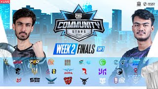 URDU PUBG MOBILE COMMUNITY STARS  GRAND FINAL  WEEK 2  DAY 3  FT A1es STE Agi8 DRS GSM [upl. by Vaios220]