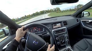 2018 Volvo V60 T6 AWD RDesign  POV Walkaround amp Test Drive Binaural Audio [upl. by Timrek]