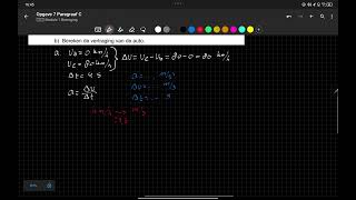 3 Havo Module 1 Beweging Opgave 7 [upl. by Attenna]