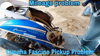 Yamaha Fascino Pickup problemStarting problemMileage problem [upl. by Osicran]