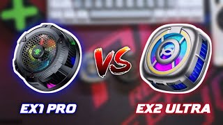 PLEXTONE EX1 PRO VS EX2 ULTRA  QUICK COMPARISON  GAMING PHONE COOLER REVIEW [upl. by Elvera]